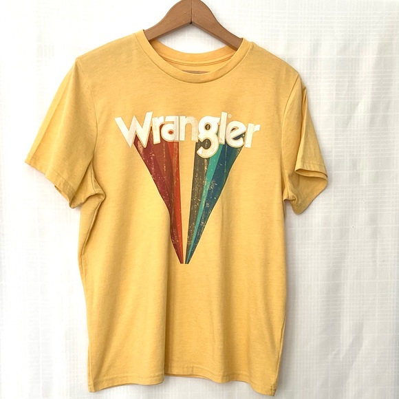 Wrangler Tops - Wrangler Women's Mustard Short Sleeve Tee
